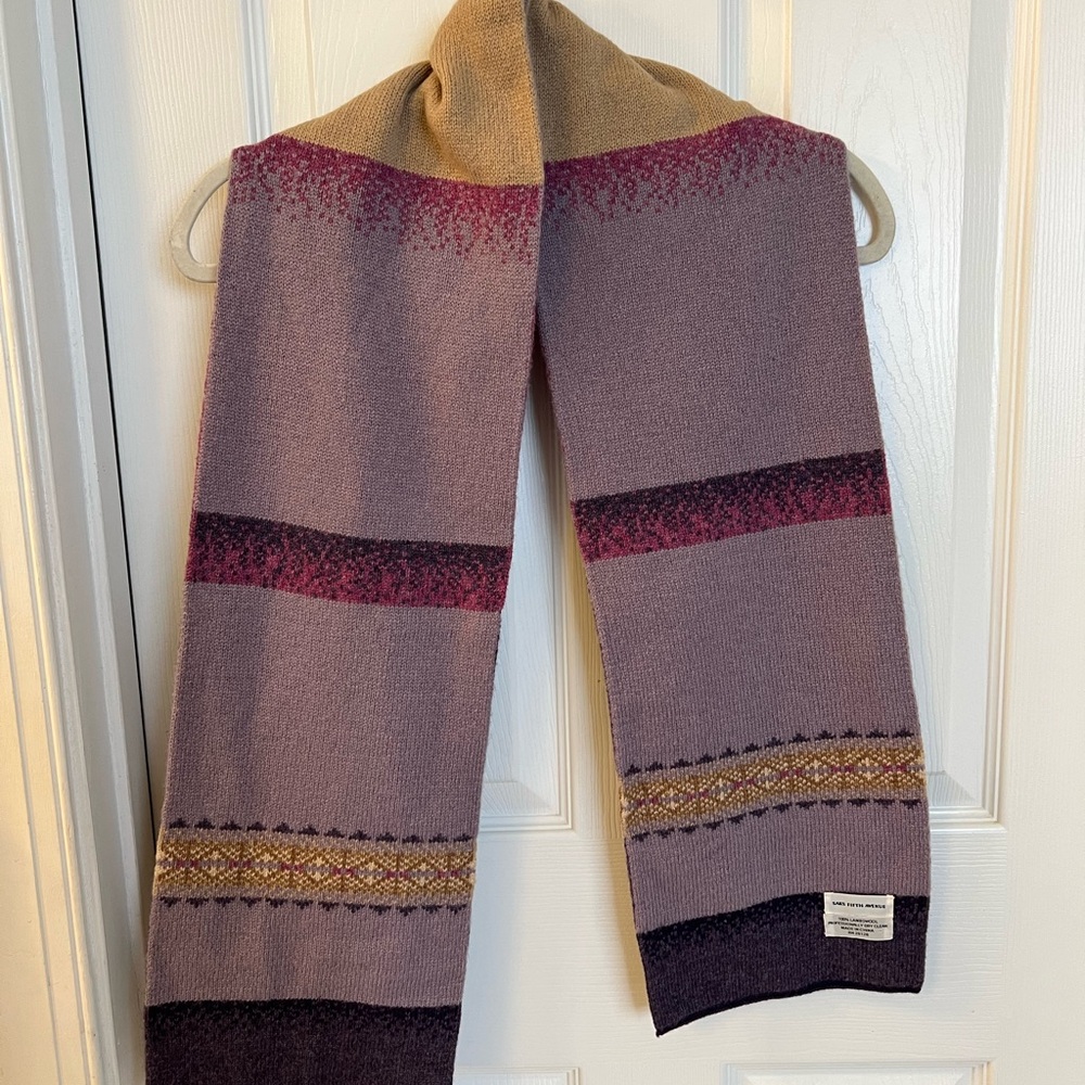 Saks Fifth Avenue Lambswool Knit Scarf